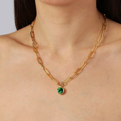 Колье LISANNA SG EMERALD GREEN