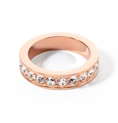 Кольцо Crystal-Rose gold 16.5 мм 0131/40-1822 52 Coeur de Lion