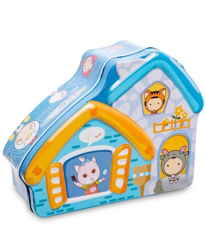 BX- 52/3 Металлическая копилка "Домик для друзей"