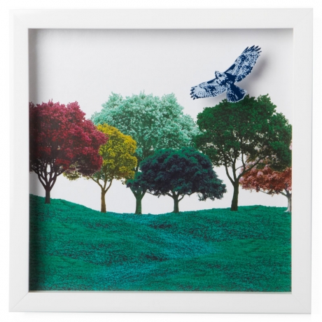 Декор для стен Spectra, птица, Umbra