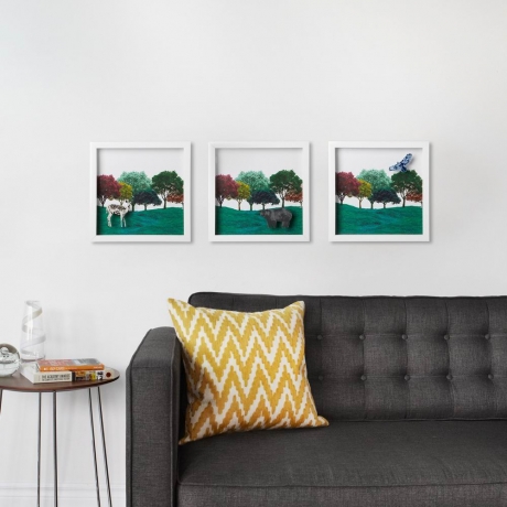 Декор для стен Spectra, птица, Umbra