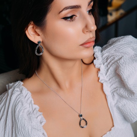 Колье Jet Nut B2103SW-N05.4 BW/S Fiore Luna