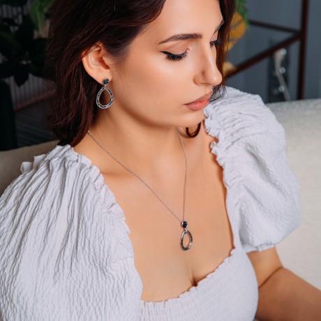 Колье Jet Nut B2103SW-N05.4 BW/S Fiore Luna