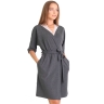 Халат женский 2281, р.108, рост 170, антрацит меланж (Serge)