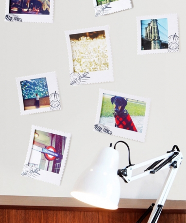 Набор из 9 фоторамок postal, белый, Umbra