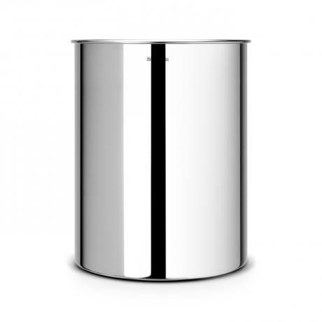 Корзина для бумаг (15 л), Стальной полированный Brabantia