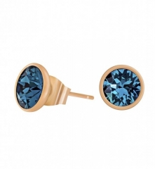 Пусеты Indicolite SWE297 IN RG Fiore Luna