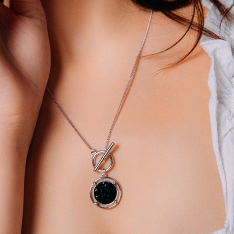 Колье Jet B2110SW-N01.4 BW/S Fiore Luna