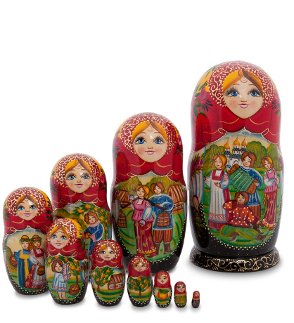 МР-25/ 03 Матрешка 10м "Гуляние-лето"