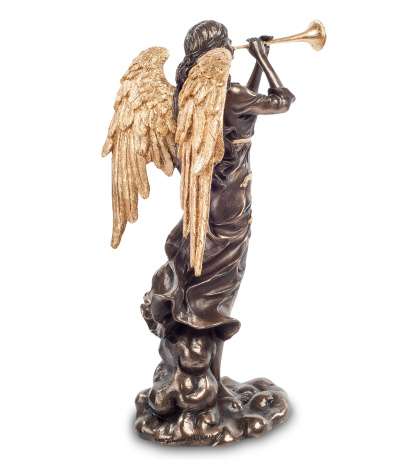 WS-693/ 2 Статуэтка "Ангел, играющий на трубе"