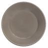 Тарелка обеденная Tiffany, тёмно-серая, 26 см. Easy Life