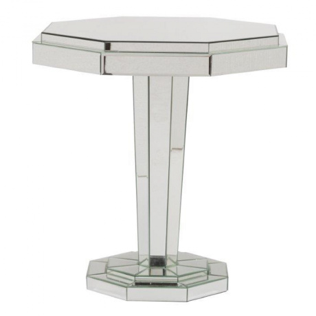 Приставной столик зеркальный 55 см Fresco