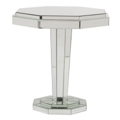 Приставной столик зеркальный 55 см Fresco