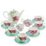 JK-185 Чайный сервиз 15 пр. на 6 перс. "Тоскана" (Toscana Pavone)