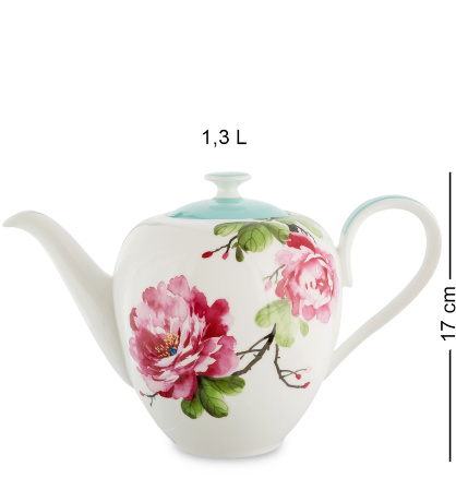 JK-185 Чайный сервиз 15 пр. на 6 перс. "Тоскана" (Toscana Pavone)