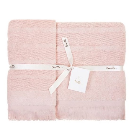 Полотенце "MOUSSE", 100x150см. персиковый, Devilla