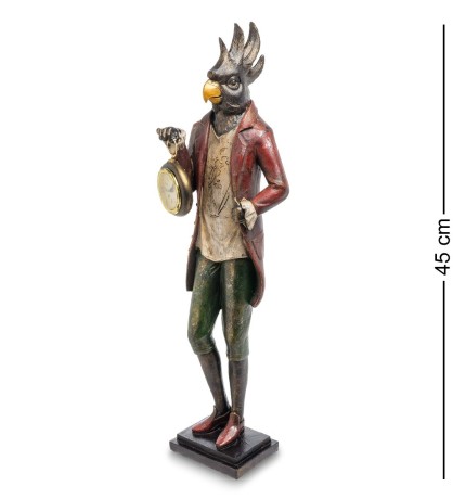 NS-159 Статуэтка с часами "Попугай Арнольд"