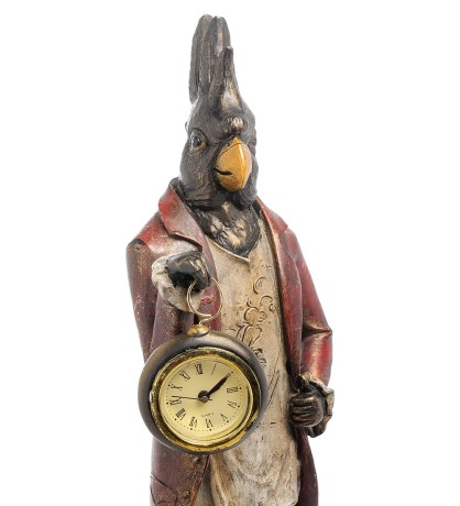 NS-159 Статуэтка с часами "Попугай Арнольд"