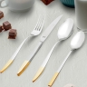 Набор столовых приборов, 30 шт. MERCURY GOLD Hisar