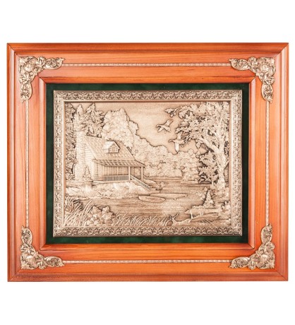 ПК- 08 Ключница "Домик охотника" 33х29