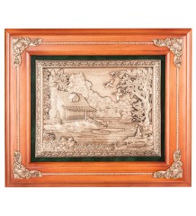 ПК- 08 Ключница &quot;Домик охотника&quot; 33х29