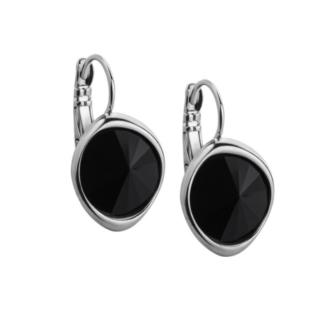 Серьги Jet A1902.4 BW/S Fiore Luna