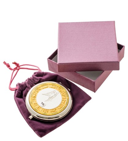 WIN- 02- 6 Зеркало серебр. "Знак Зодиака - Дева"