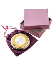 WIN- 02- 6 Зеркало серебр. "Знак Зодиака - Дева"