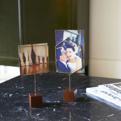 Настольная фоторамка hoopla ромбовидная, 10*22 см, Umbra