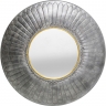 Зеркало Rope, коллекция "Веревка", ручная работа 115*115*9, Сталь, Зеркальное стекло, МДФ, Серый