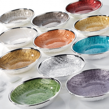 Блюдо INFINITY, 13 см. голубой, Argenesi