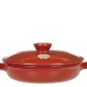 Кастрюля керамическая жаропрочная для тушения Emile Henry, гранат 29,5 см. 3,2 л.