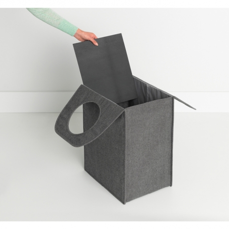 Сумка для белья прямоугольная (55 л), Серо-черный Brabantia