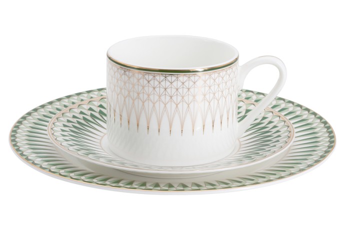 Чайный сервиз Изумруд, 6 персон, 21 предмет Emily