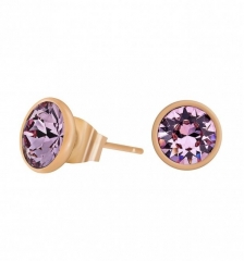 Пусеты Light Rose SWE297 LR RG Fiore Luna