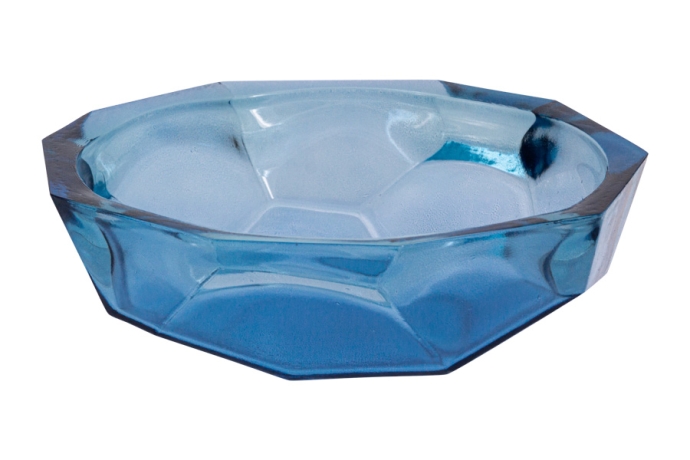 Ваза для фруктов Origami, синяя, 25 см. SAN MIGUEL