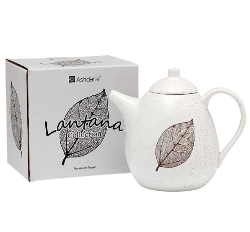 Чайник, 1200 мл. Lantana White Stone ASHDENE