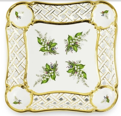 Блюдо, 31х31 см. PRIMAVERA, керамика