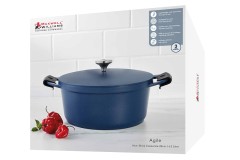 Кастрюля Agile, синяя, 28 см, 6,3 л. Maxwell &amp; Williams