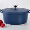 Кастрюля Agile, синяя, 28 см, 6,3 л. Maxwell & Williams