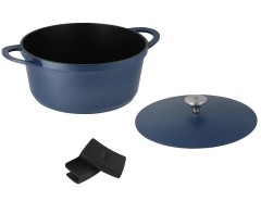 Кастрюля Agile, синяя, 28 см, 6,3 л. Maxwell &amp; Williams