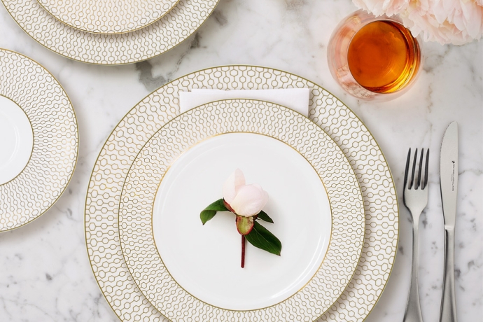 Обеденный сервиз Ноктюрн, 6 персон, 27 предметов Emily