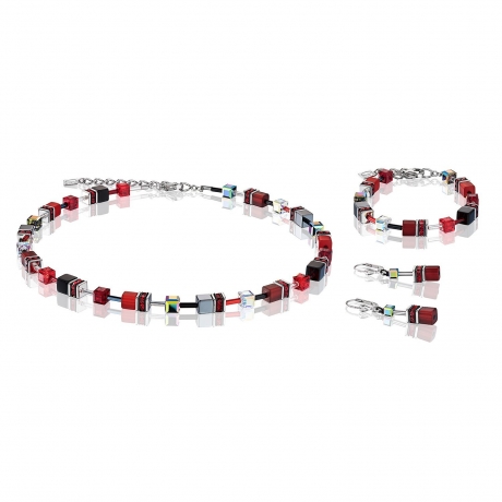 Серьги Red-Grey 4014/20-0312 Coeur de Lion