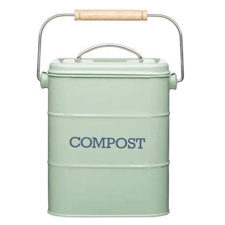 Бак для мусора, 16,5х12х24 см. Living Nostalgia green Kitchen Craft