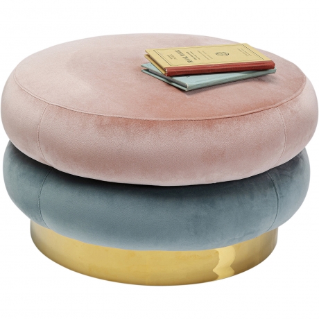 Пуф Sandwich, коллекция "Сэндвич" 63*33*63, Полиэстер, МДФ, Сталь, Мультиколор