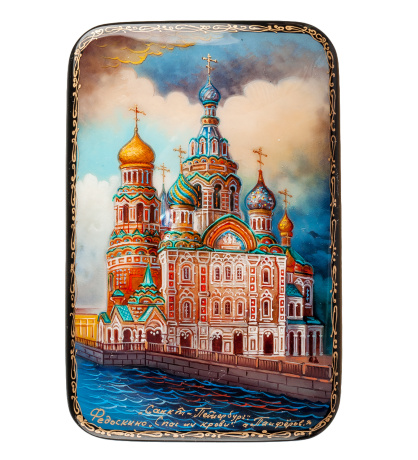 ШК-35/ 5 Шкатулка "Спас на Крови" исп. Панферов