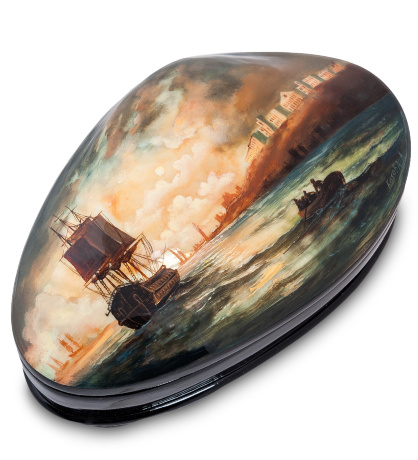 ШК-10/ 21 Шкатулка-Ракушка "Море" Котова