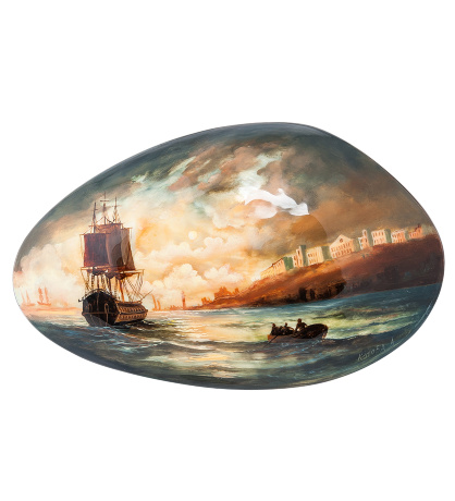 ШК-10/ 21 Шкатулка-Ракушка "Море" Котова