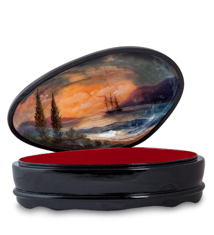 ШК-10/ 21 Шкатулка-Ракушка "Море" Котова