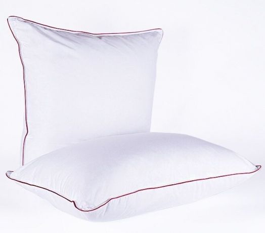 Подушка упругая пуховая "Ружичка" 68х68 см., из твилла, Natures